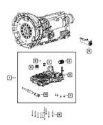 68612130AC - Transmission: Transmission Valve Body &amp; Control Unit for Mopar Image