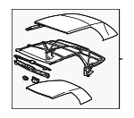 54317146362 - Body: Roof Assembly for BMW: 323Ci, 325Ci, 330Ci, M3 Image