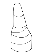 26056100 - Steering: Outer Tie Rod for Buick: Commercial Chassis, Electra, LeSabre, Roadmaster | Cadillac: Brougham, DeVille, Fleetwood | Chevrolet: Astro, Caprice, Impala | GMC: Safari | Oldsmobile: 98, Custom Cruiser, Delta 88 | Pontiac: Parisienne, Safari Image