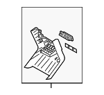 LR087362 - Body: Rear Trim Panel for Land Rover: Range Rover Image