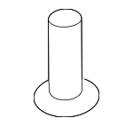 68094731AA - Body: Upper Quarter Trim Screw for Mopar Image