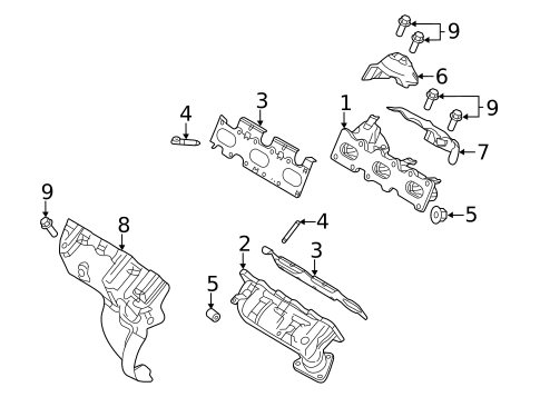 Exhaust Manifold for 2010 Ford Flex #0