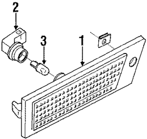 Side Marker Lamps for 1994 Volkswagen Corrado #0