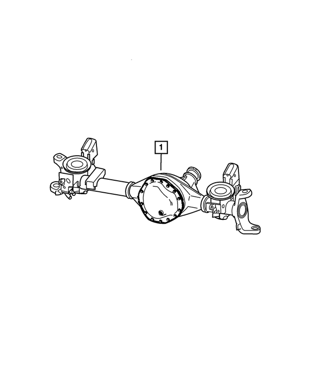 5183144AB - Front Suspension &amp; Drive: Service Front Axle for Mopar Image image