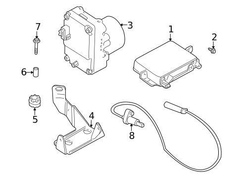ABS Components for 1998 BMW Z3 #0