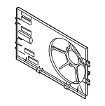7P0121205B - Cooling System: Shroud for Volkswagen: Touareg Image