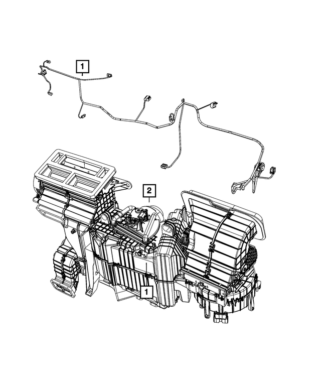 68442373AA - Electrical: A/c And Heater Wiring for Mopar Image