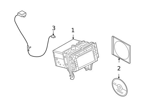 Navigation System Components for 2009 Ford Fusion #0