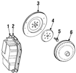 YL8Z7902BCRM - : Automatic Transmission Torque Converter for Ford Image
