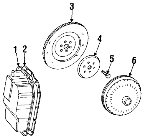 Transaxle Parts for 2001 Mercury Cougar #1