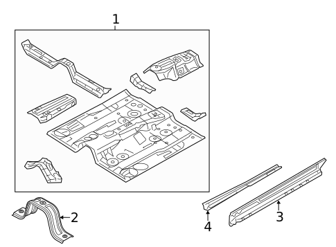 Floor for 2010 Lincoln MKZ #0