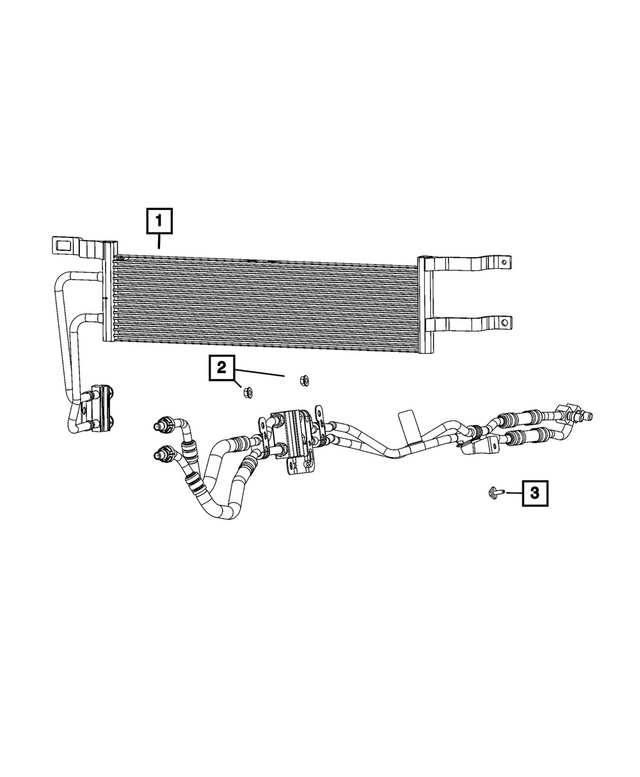 68607762AC - High Voltage Powertrain Systems: Transmission Oil Cooler for Mopar Image