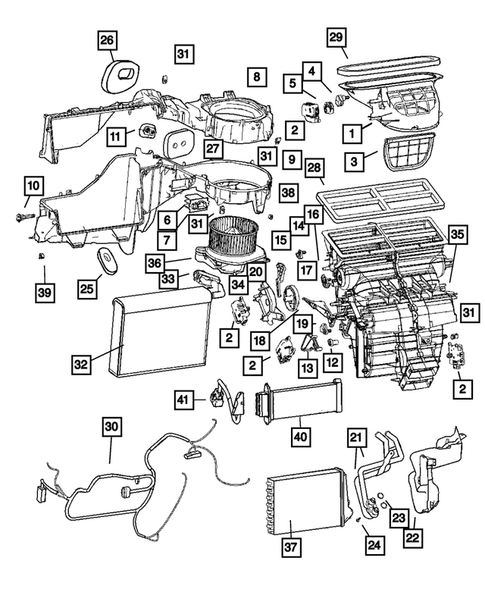 Air Conditioner and Heater Units for 2007 Jeep Grand Cherokee #0