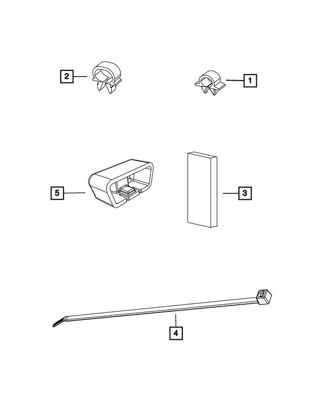 6106192AA - Electrical: Tie Strap for Mopar Image