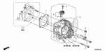 16400RN0A01 - Engine: THROTTLE BODY, ELECTRONIC CONTROL (GMC1E) for Honda Image