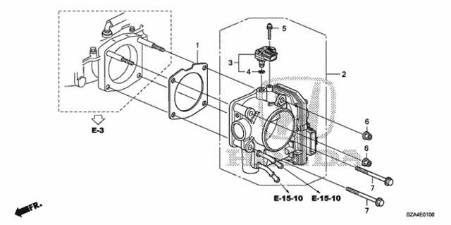 Throttle Body for 2012 Honda Pilot #0