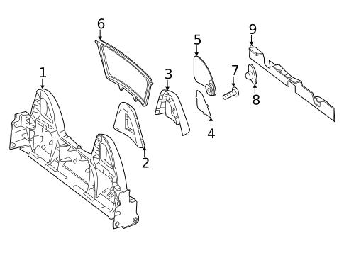 Roll Bar & Headrest Assembly for 2015 Mercedes-Benz SLK55 AMG #0