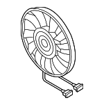 1K0959455FR - Cooling System: Fan &amp; Motor for Volkswagen: Beetle, CC, Eos, Golf, Golf R, GTI, Jetta, Passat, R32, Rabbit, Tiguan, Tiguan Limited Image