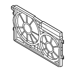 1K0121207BB9B9 - Cooling System: Fan Shroud for Volkswagen: Beetle, Golf, GTI, Jetta, Passat, Rabbit Image