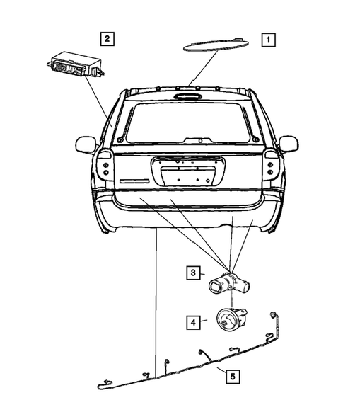 Park Assist for 2005 Dodge Caravan #0