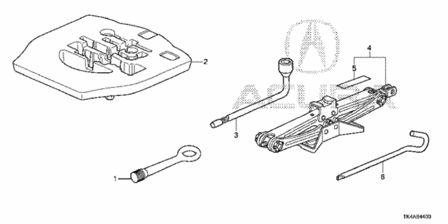 Tools - Jack for 2013 Acura TL #0