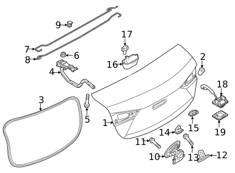 Trunk for 2018 Mazda 3 #0