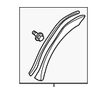 7723054G51ZE9 - Body: Wheel Opening Molding for Suzuki Image