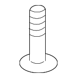N90569402 - Body: Rear Trim Panel Screw for Audi: TT, TT Quattro Image