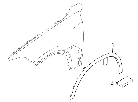 Exterior Trim - Fender for 2025 BMW X5 #0