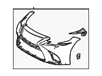 521195C917 - : Bumper Cover for Lexus Image