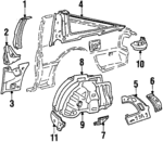 6171414020 - : Roof Reinforced for Toyota Image