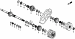 90201PL4000 - Transmission - Automatic: NUT, FLANGE (19MM) for Honda Image