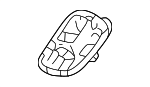 6MX32SD4AB - Body: Sun-visor Support for Mopar Image