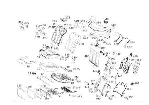 Rear Single Seats for 2016 Mercedes-Benz Maybach S 600 #0
