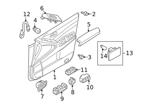 Mirrors for 2012 Nissan Murano #0