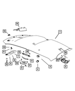 1UV16XDVAA - Interior Trim: Headliner for Mopar Image image