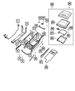 68484702AA - Interior Trim: Console Wiring for Ram: 2500, 3500 Image
