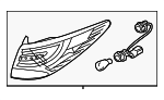 924012S520 - : Tail Lamp Assembly for Hyundai Image