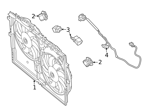 Cooling Fan for 2017 Ram ProMaster 2500 #0