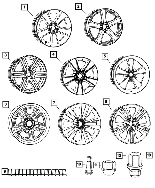 5154061AA - Wheels: Wheel Weight for Mopar Image image