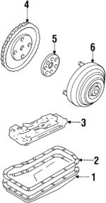 F1CZ7A191A - Engine: Gasket for Ford Image
