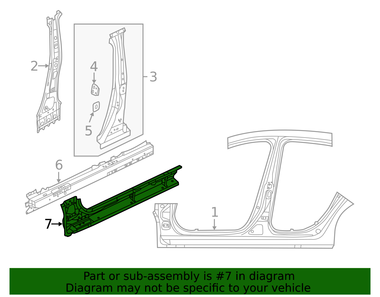 BHN1-54-950A - Rocker Panel - 2014-2018 Mazda 3 | Mazda Swag
