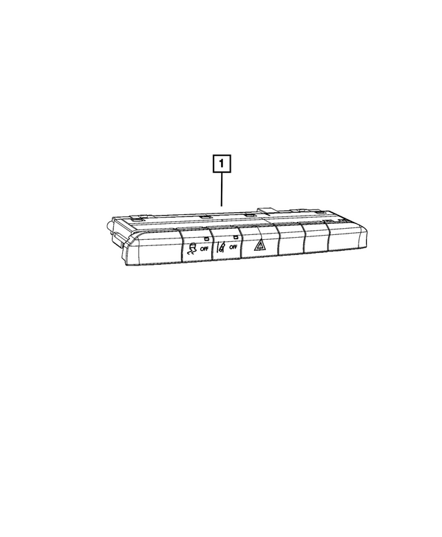 6YD16DX8AF - Electrical: Instrument Panel Switch for Mopar Image image