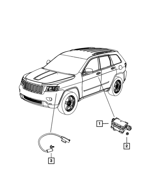 Sensors for 2012 Jeep Grand Cherokee #3