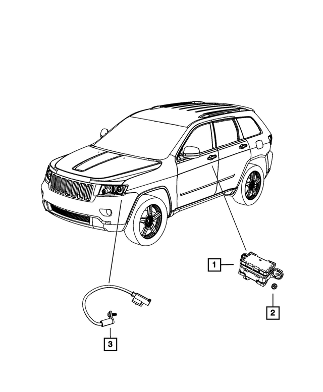 « 56029469AA – Electrical : Dynamique Capteur pour Mopar Image »