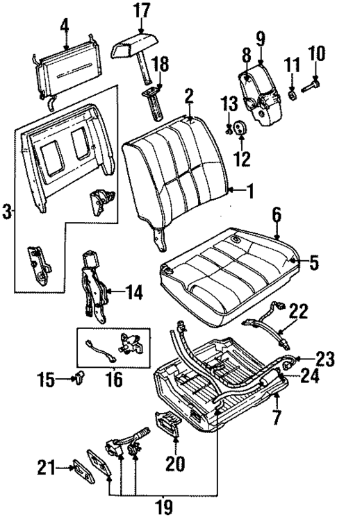 Power Seats for 1994 Mercury Grand Marquis #0