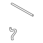 11727545323 - Exhaust: Vacuum Hose for BMW Image