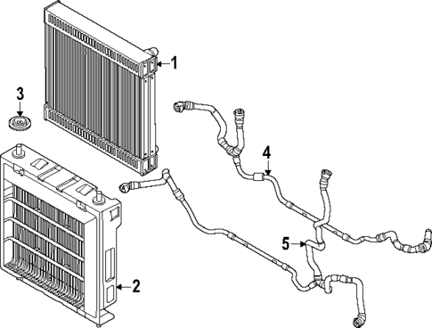 Oil Cooler for 2025 BMW X3 #1