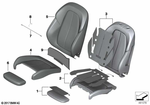 52107945919 - Seats: Foam Pad for Thigh Bolster for BMW Image