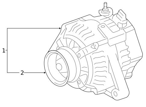 Alternator for 2011 Toyota Corolla #1